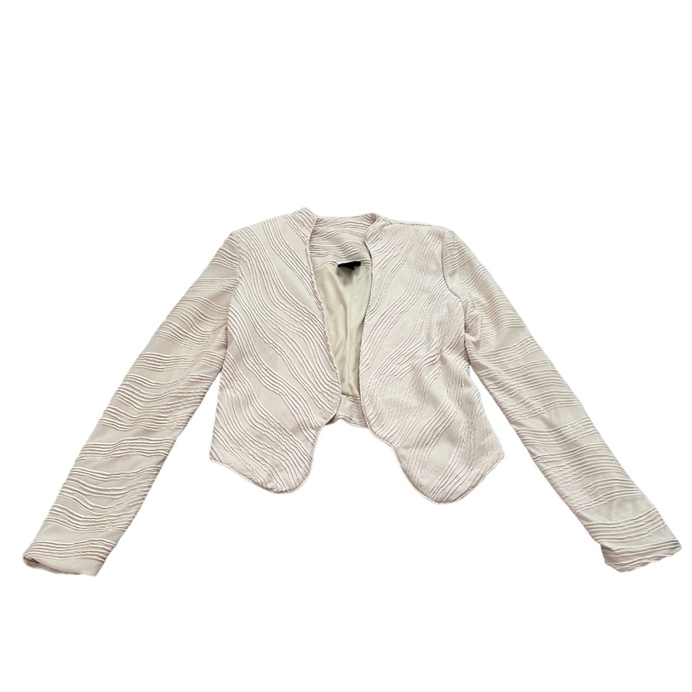 Mossimo Shoulder Padded Nude Blazer